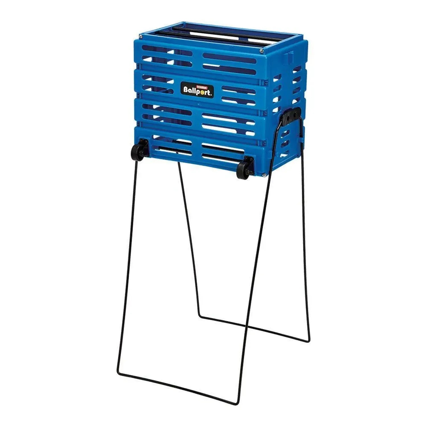 Ballport 80 Deluxe With Wheels-Court Equipment-Tourna-67964-BLUE-L-3-[Sku]-Tennis Express
