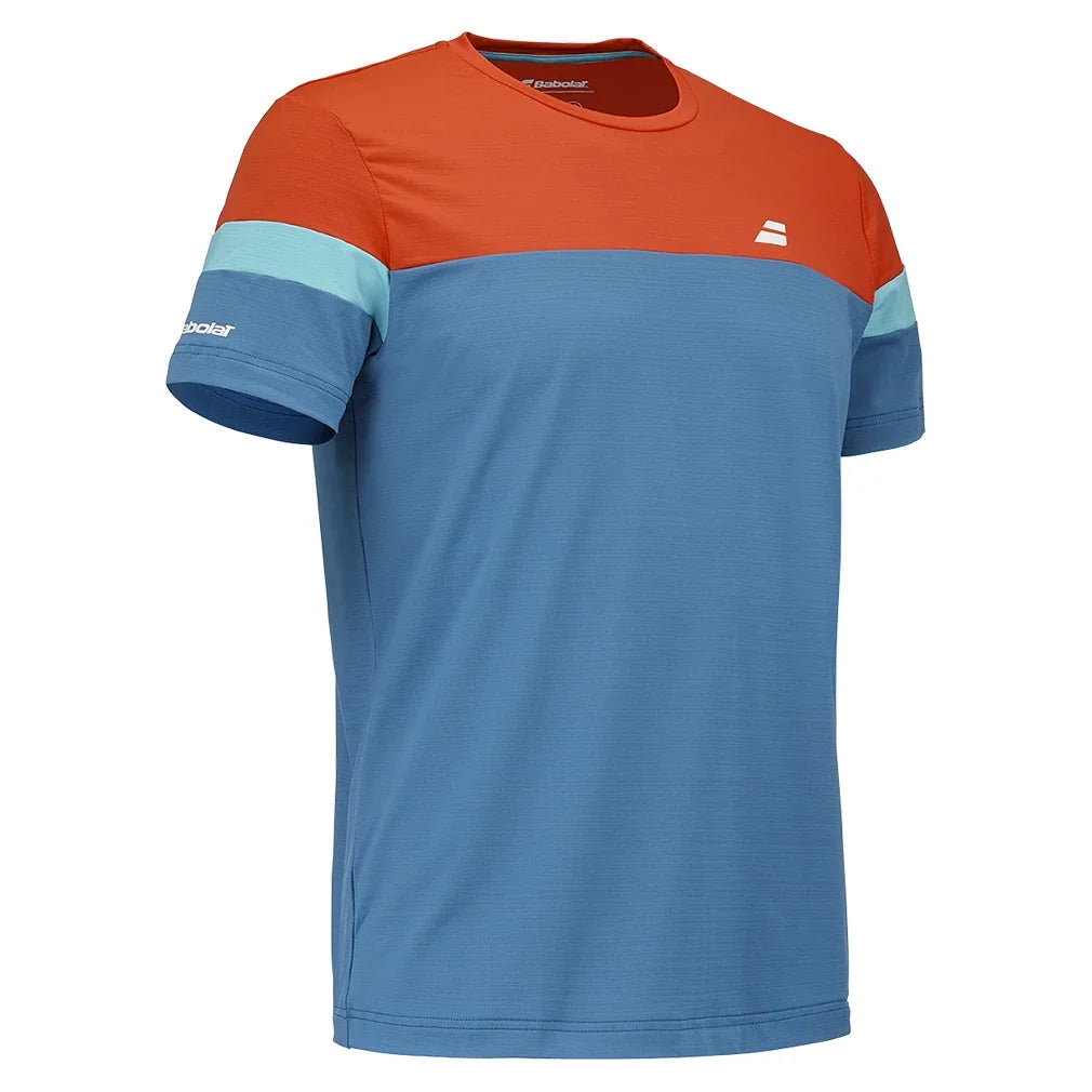 Men's Crew Neck Tennis Top,Apparel,Babolat,,,Tennis Express,6MS26013-4143-1