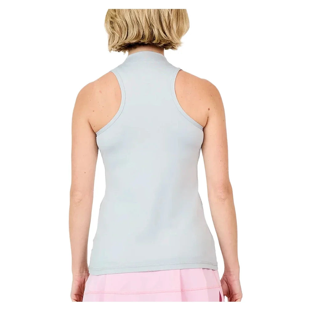 Women's UV Racerback Tennis Tank Stone,Apparel,Sofibella,,,Tennis Express,7001STO-B-1