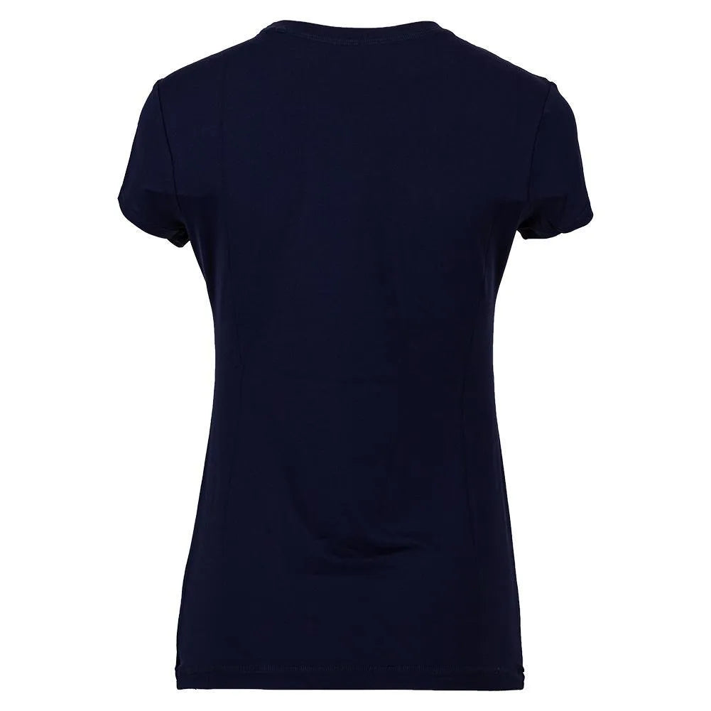 Women's UV Short Sleeve Tennis Top-Apparel-Sofibella-7012-BBBF20-B-Tennis Express