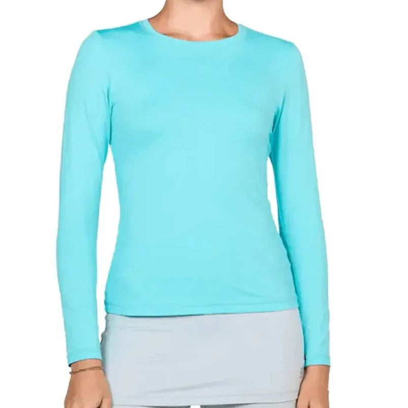 Women's UV Long Sleeve Tennis Top-Apparel-Sofibella-7013-BB-Air-Tennis Express