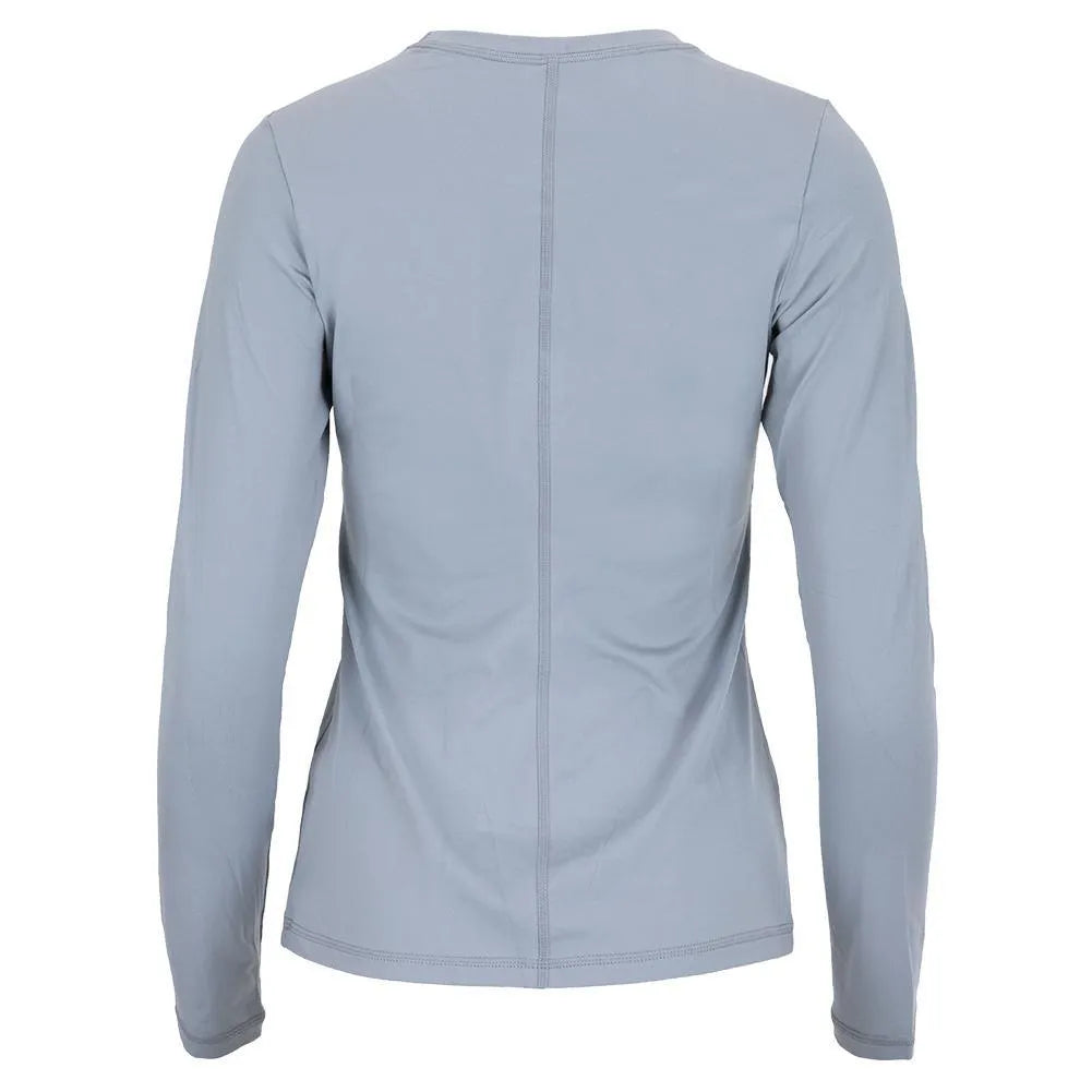 Women's UV Long Sleeve Tennis Top Stone-Apparel-Sofibella-7013STO-BF21-21-Tennis Express