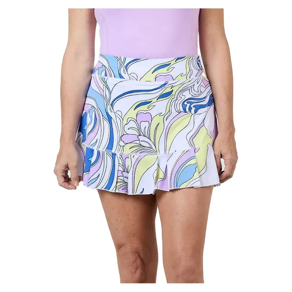 Women's 14 Inch Tennis Skort-Apparel-Sofibella-7016-U25-EML-Tennis Express