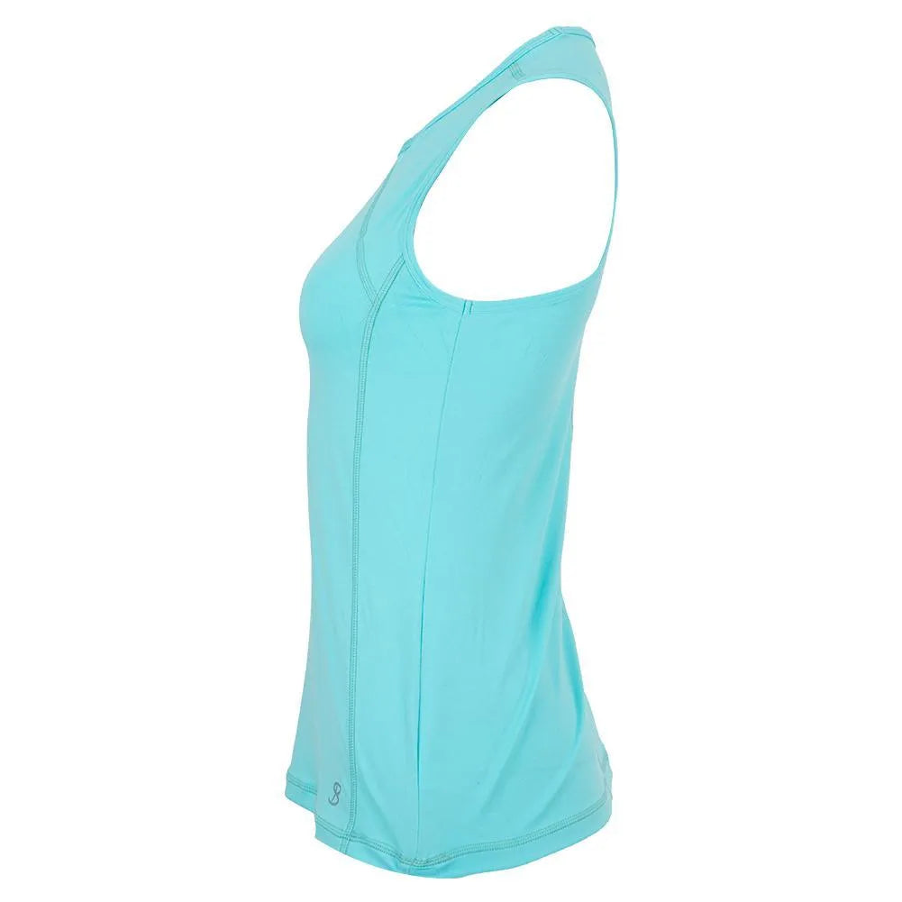 Women's UV Tennis Tank-Apparel-Sofibella-7080-BH20-Cside-Tennis Express