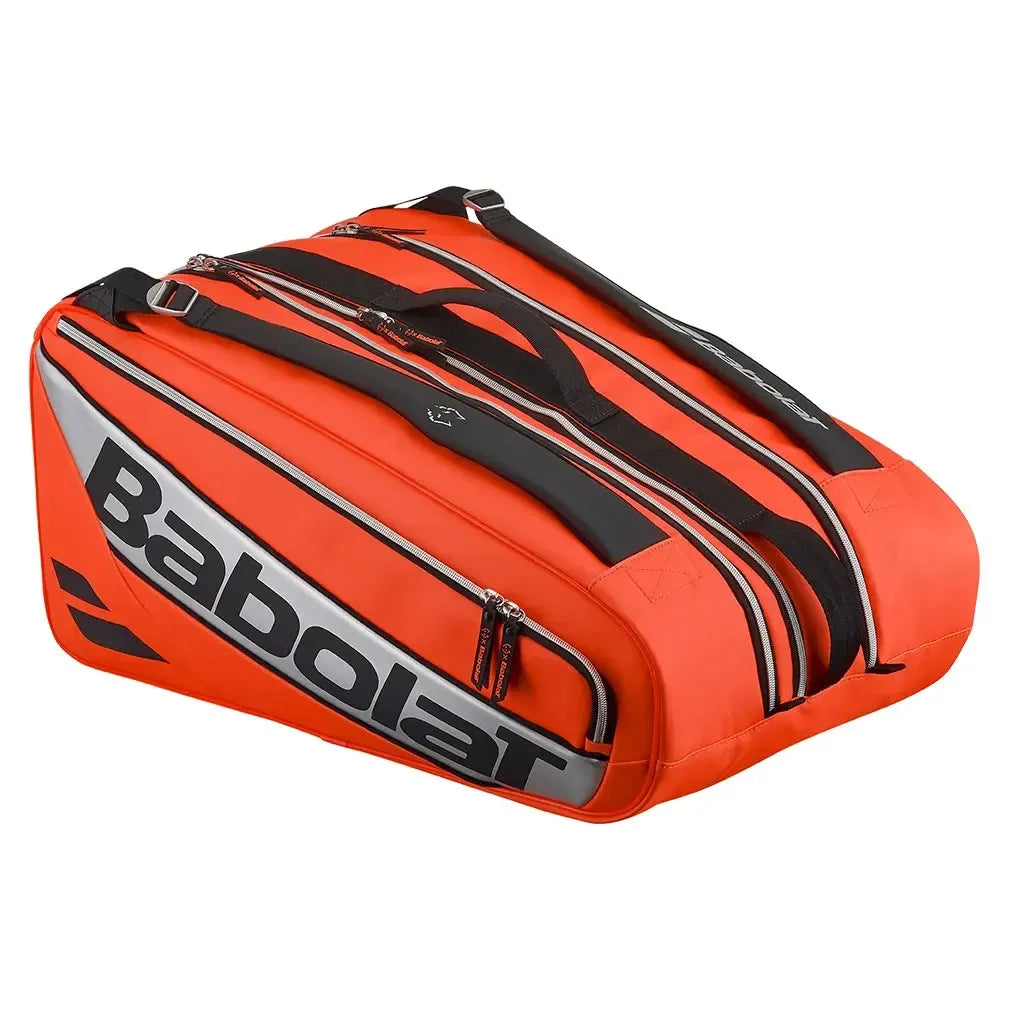 Juan Lebron RH Pro Padel Bag White and Orange-Bags-Babolat-759025-100-1-Tennis Express