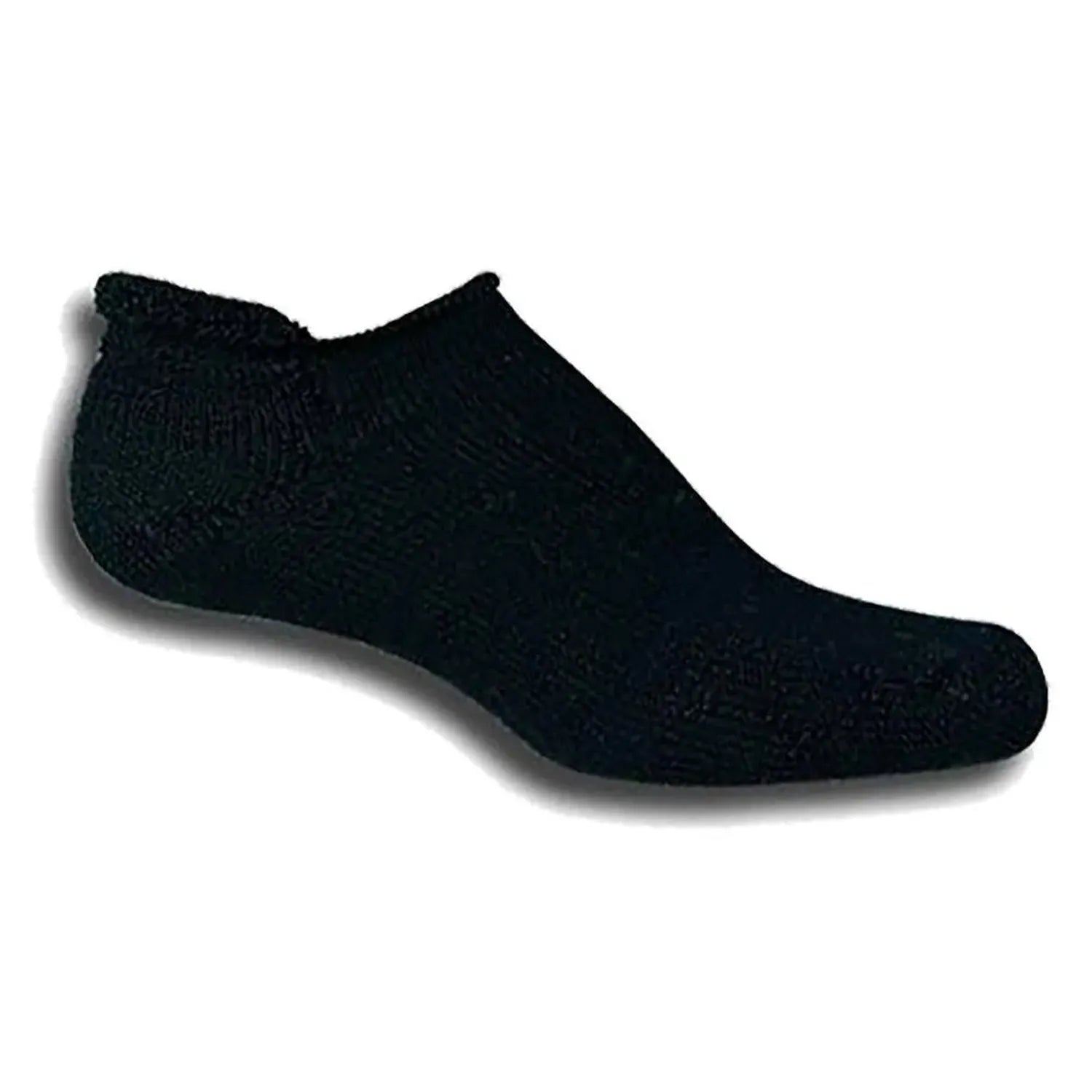 Tennis Max Cushion Rolltop Socks-Socks-Thorlo-777-BLACK-L-Tennis Express