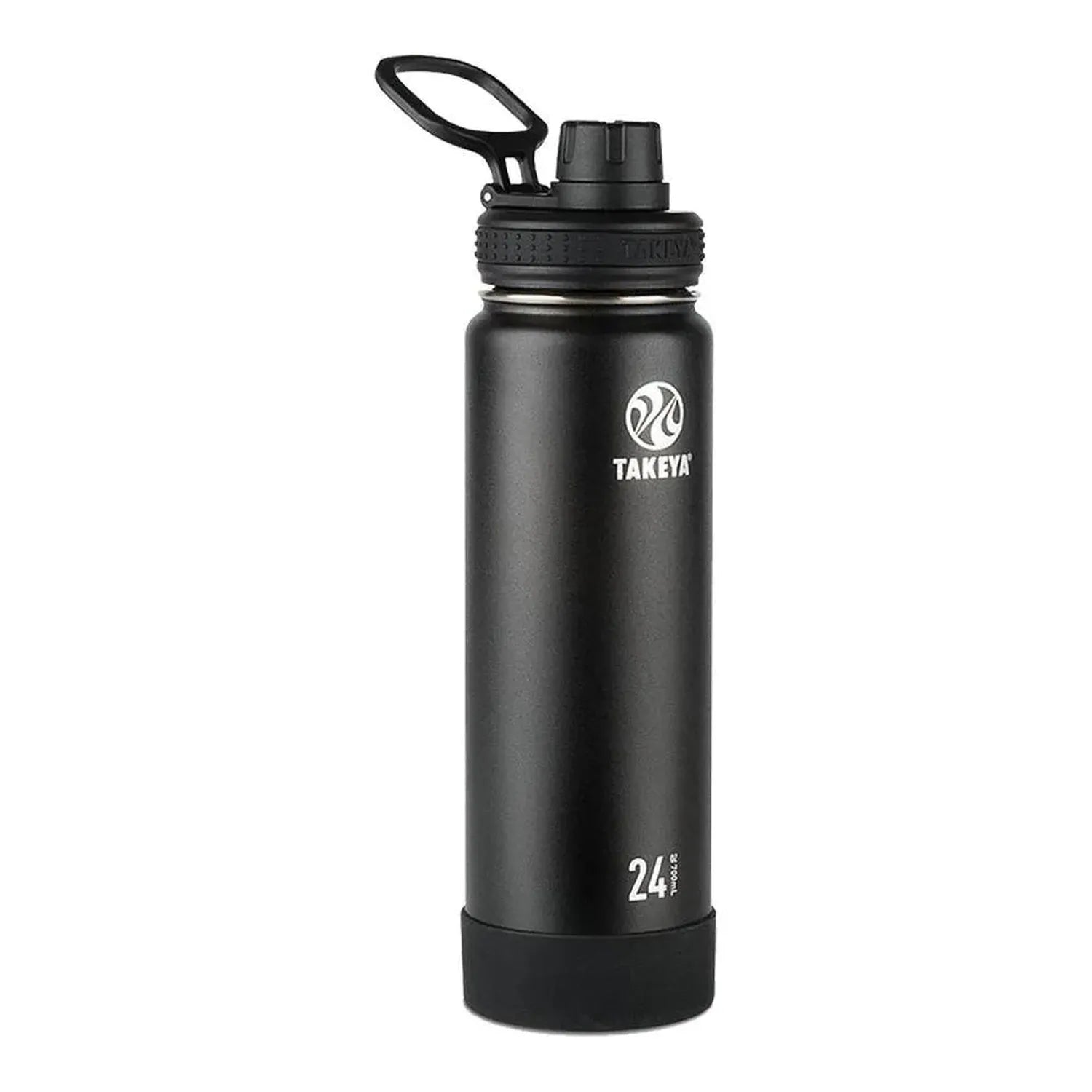 24 oz Actives Insulated Stainless Steel Bottle-Accessories-Takeya-78137-51040_ONYX-L-1-[Sku]-Tennis Express