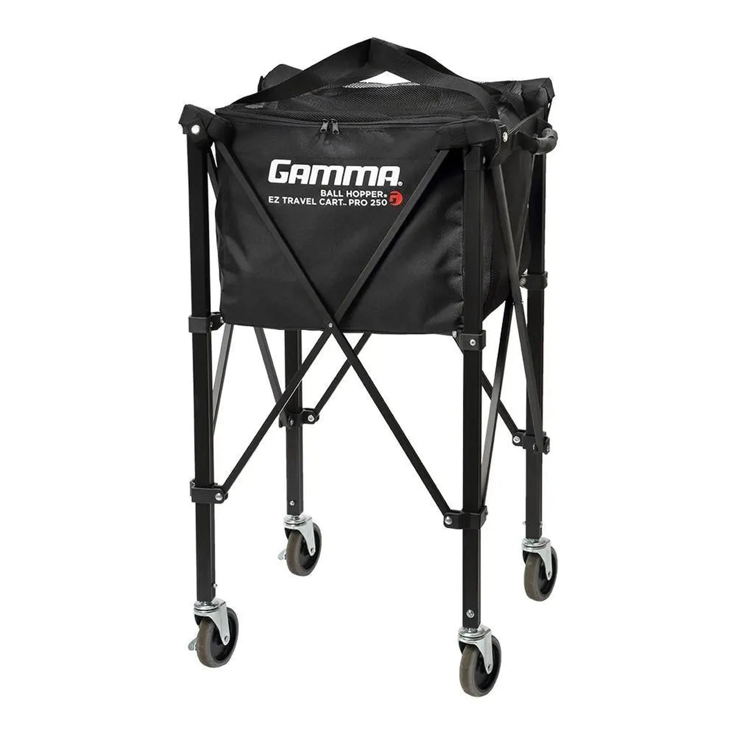 Ball Hopper EZ Travel Cart Pro 250-Court Equipment-Gamma-79448-DEFAULT-L-Tennis Express