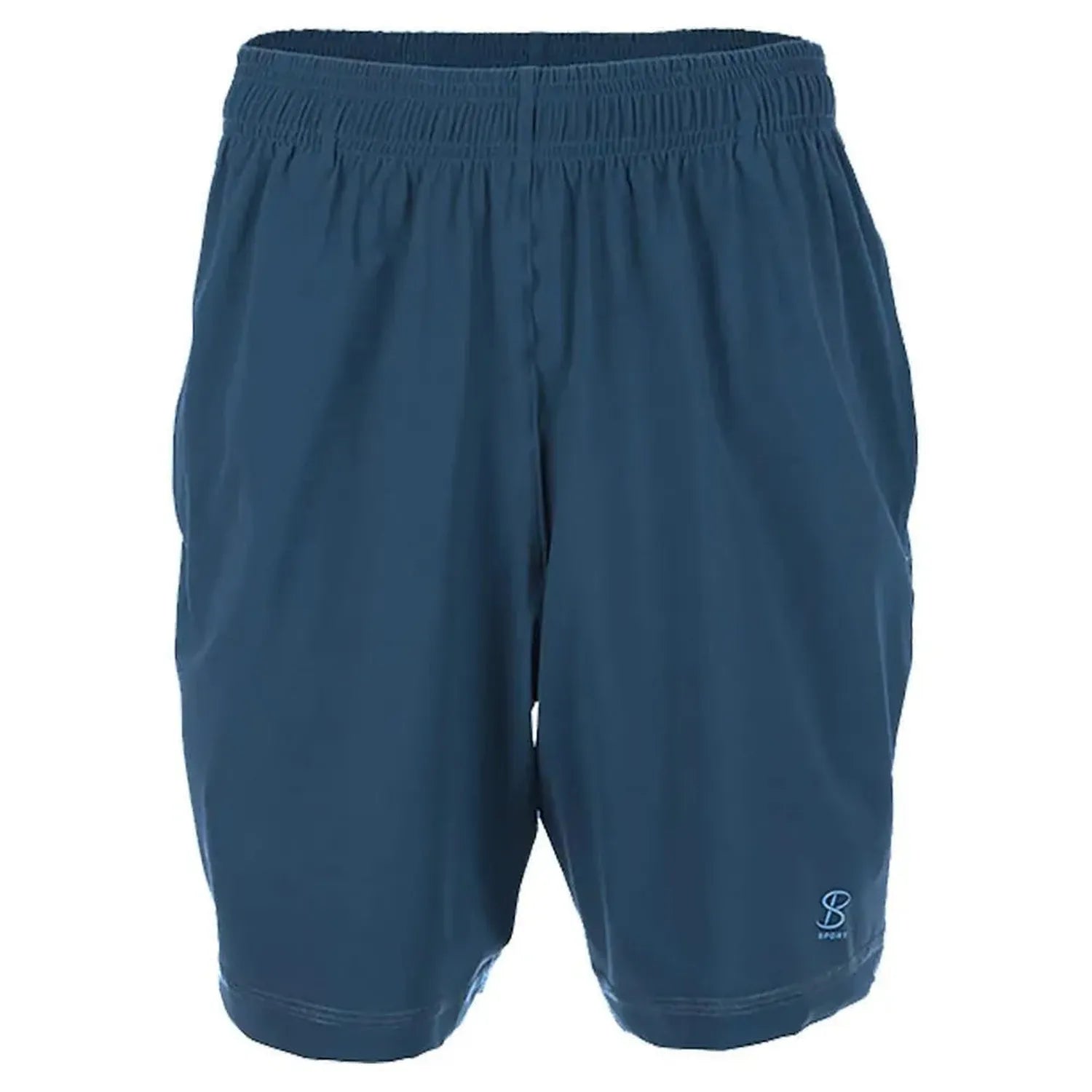 Men's SB Sport Game 9 Inch Tennis Short Steel Blue-Apparel-Sofibella-8011STB-F22-1-Tennis Express