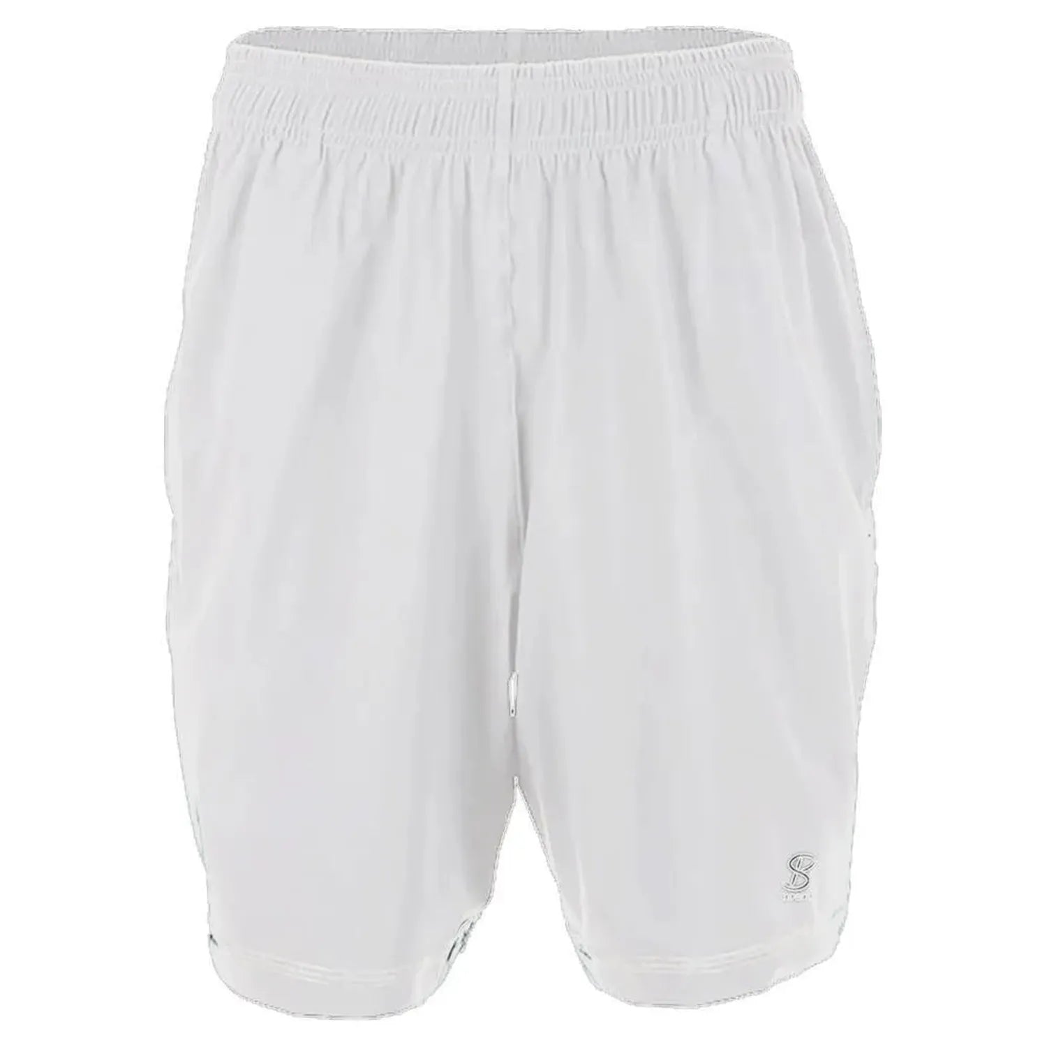 Men's SB Sport Game 9 Inch Tennis Short White-Apparel-Sofibella-8011WHT-U22-1-Tennis Express