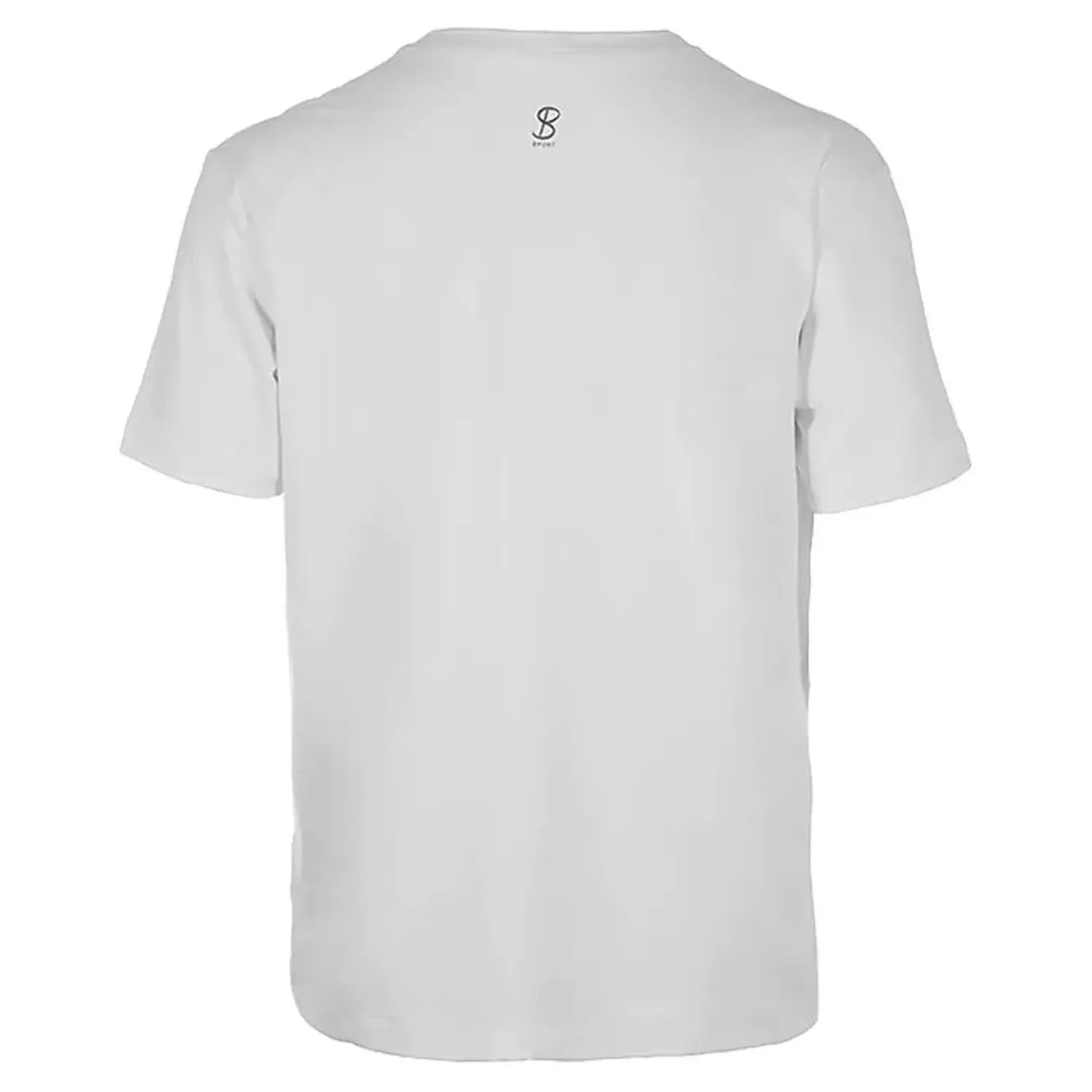 Men's SB Sport Classic Fit Short Sleeve Tennis Crew White-Apparel-Sofibella-8015WHT-U22-2-Tennis Express