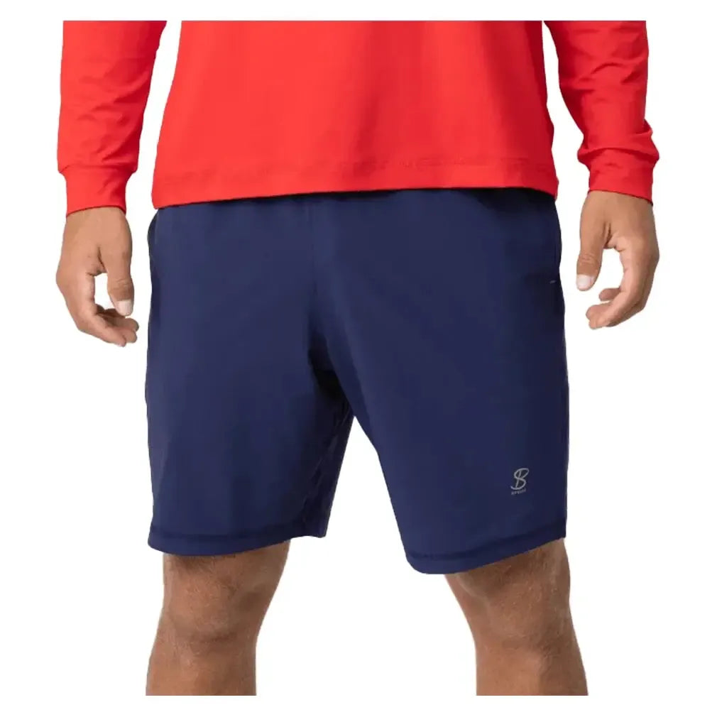 Men's 9 Inch Tennis Short-Apparel-Sofibella-8031-B-n-1-Tennis Express