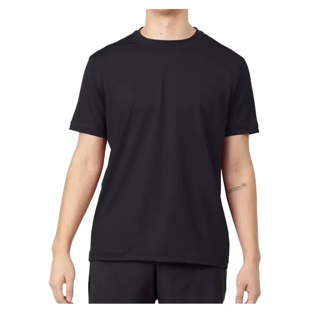 Men's Short Sleeve Tennis Top-Apparel-Sofibella-8032-B-B-Tennis Express