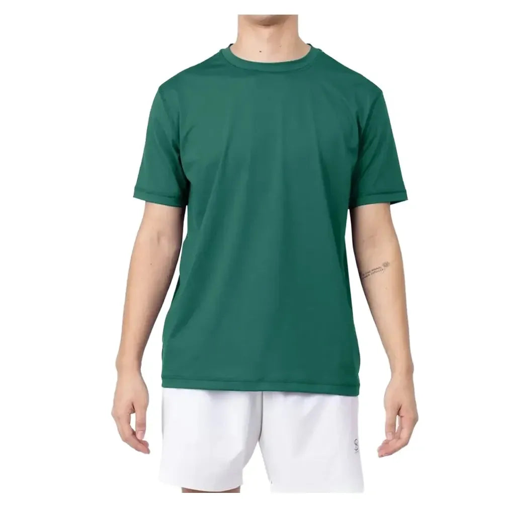 Men's Short Sleeve Tennis Top-Apparel-Sofibella-8032-B-G-Tennis Express