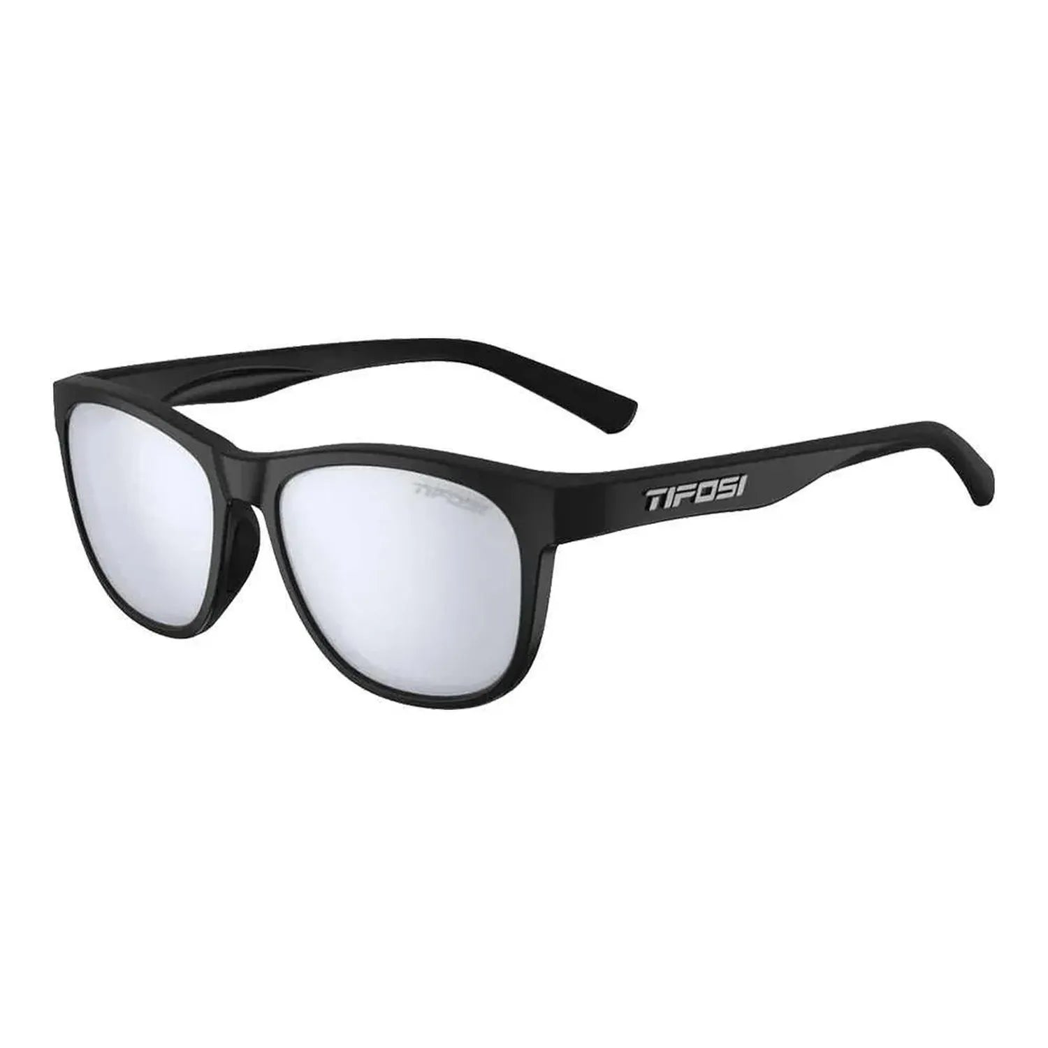 Swank Sunglasses Satin Black with Smoke Bright Blue Lenses-Accessories-Tifosi-81457-DEFAULT-L-Tennis Express