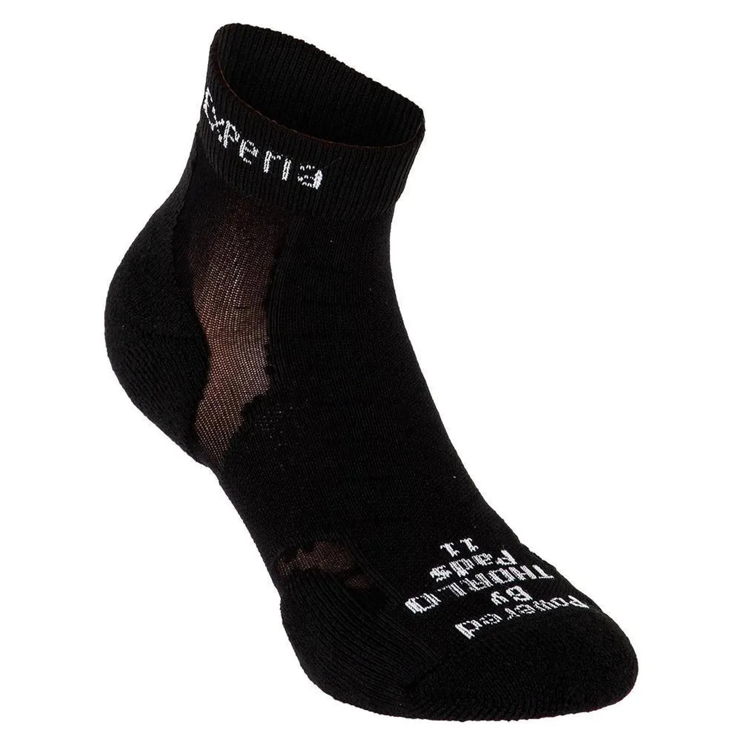 Experia Techfit Light Cushion Ankle Tennis Socks-Socks-Thorlo-83124-066_BLACK-L-Tennis Express