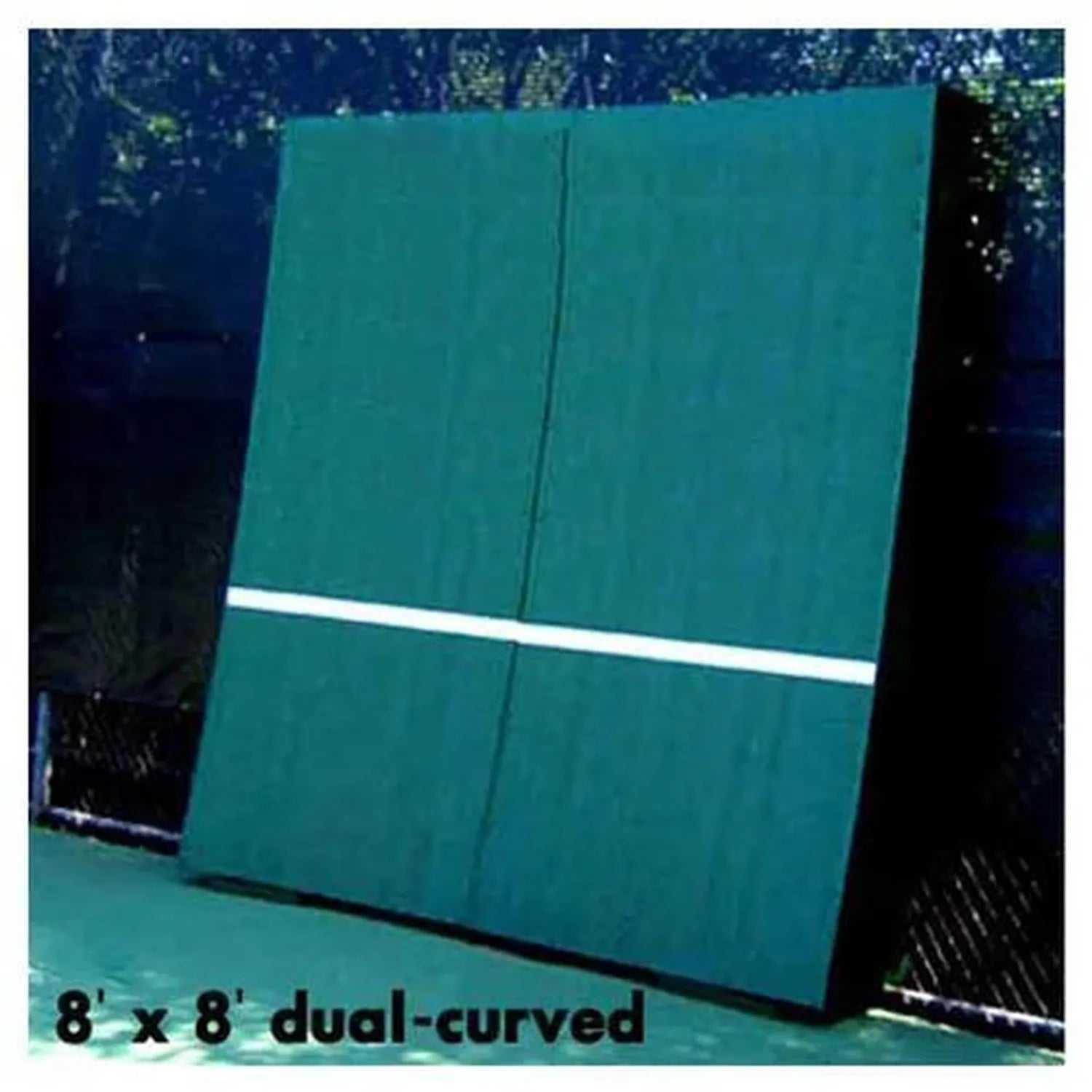 DUAL-CURVED BACKBOARD 8X8-Court Equipment-Oncourt Offcourt-8x8-dual-curved-Tennis Express