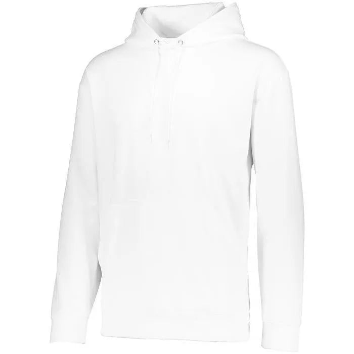 Youth Wicking Fleece Hoodie-Apparel-Augusta-92368-005_WHITE-L-Tennis Express