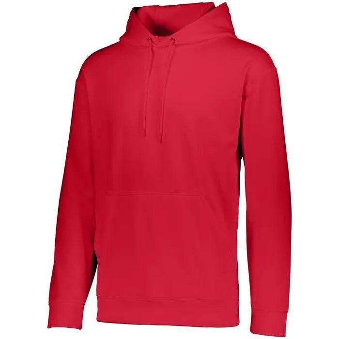 Youth Wicking Fleece Hoodie-Apparel-Augusta-92368-040_RED-L-Tennis Express