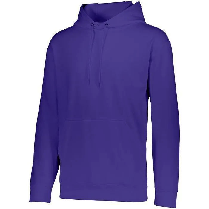 Youth Wicking Fleece Hoodie-Apparel-Augusta-92368-050_PURPLE-L-Tennis Express