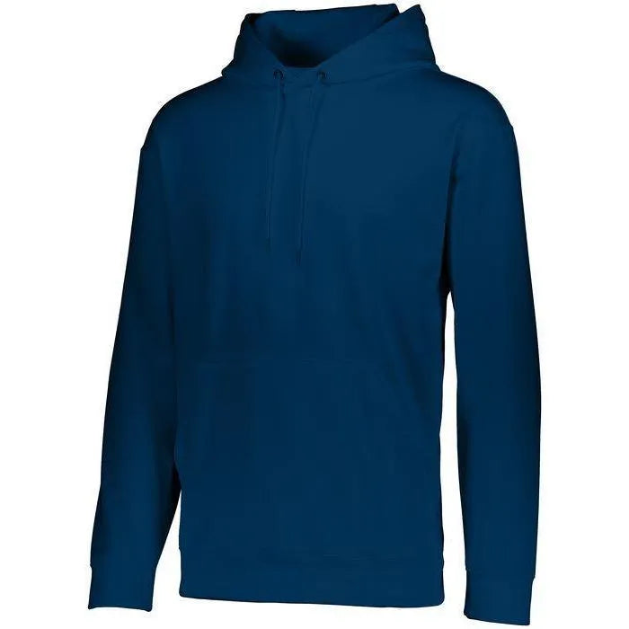 Youth Wicking Fleece Hoodie-Apparel-Augusta-92368-065_NAVY-L-Tennis Express