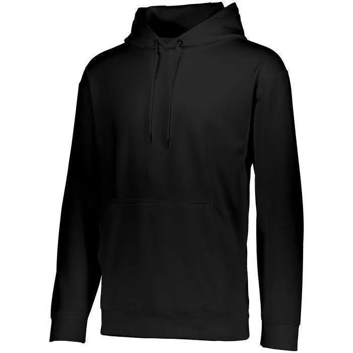 Youth Wicking Fleece Hoodie-Apparel-Augusta-92368-080_BLACK-L-Tennis Express