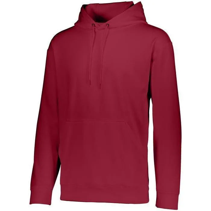 Youth Wicking Fleece Hoodie-Apparel-Augusta-92368-J36_CARDINAL-L-Tennis Express