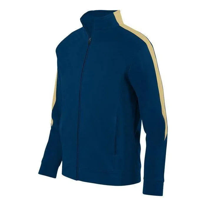 Youth Medalist Jacket 2.0-Apparel-Augusta-92370-256_NAVYVEGAS_GOLD-L-Tennis Express