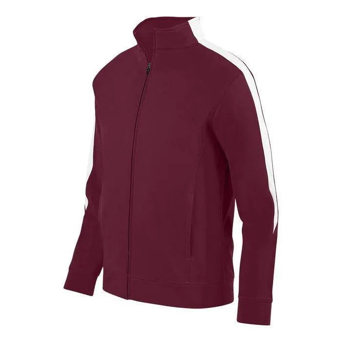 Youth Medalist Jacket 2.0-Apparel-Augusta-92370-380_MAROON-L-Tennis Express