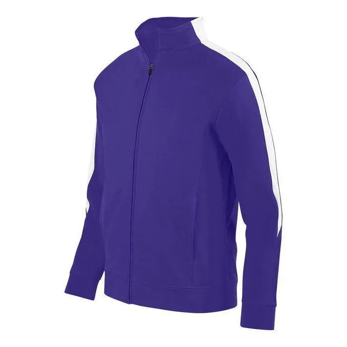 Youth Medalist Jacket 2.0-Apparel-Augusta-92370-450_PURPLE-L-Tennis Express