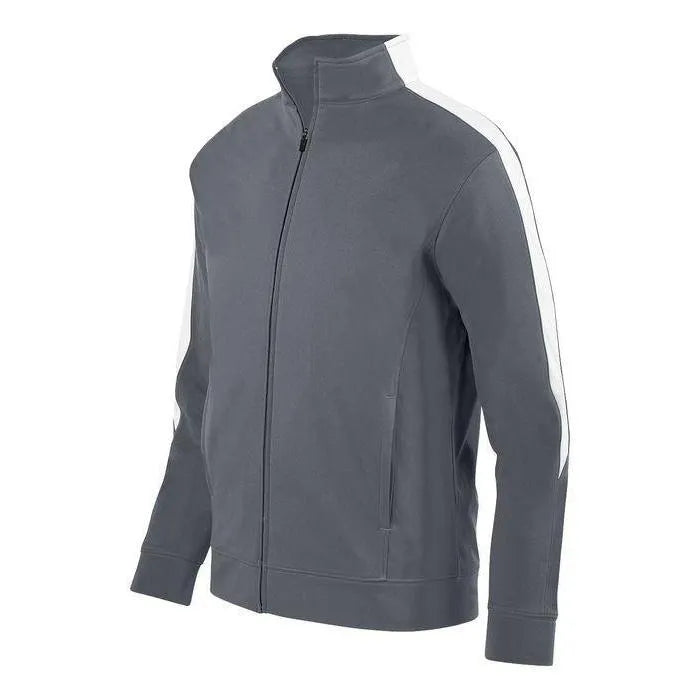 Youth Medalist Jacket 2.0-Apparel-Augusta-92370-R04_GREY-L-Tennis Express