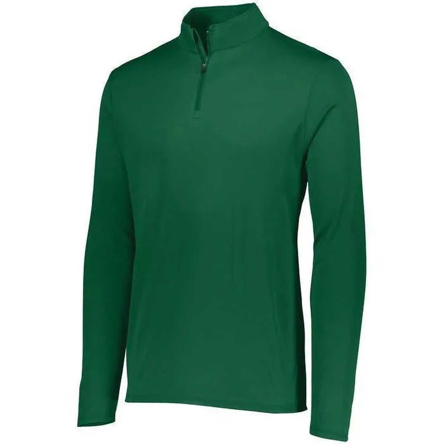 Youth Attain Wicking 1/4 Zip-Apparel-Augusta-92375-035_DK_GREEN-L-Tennis Express