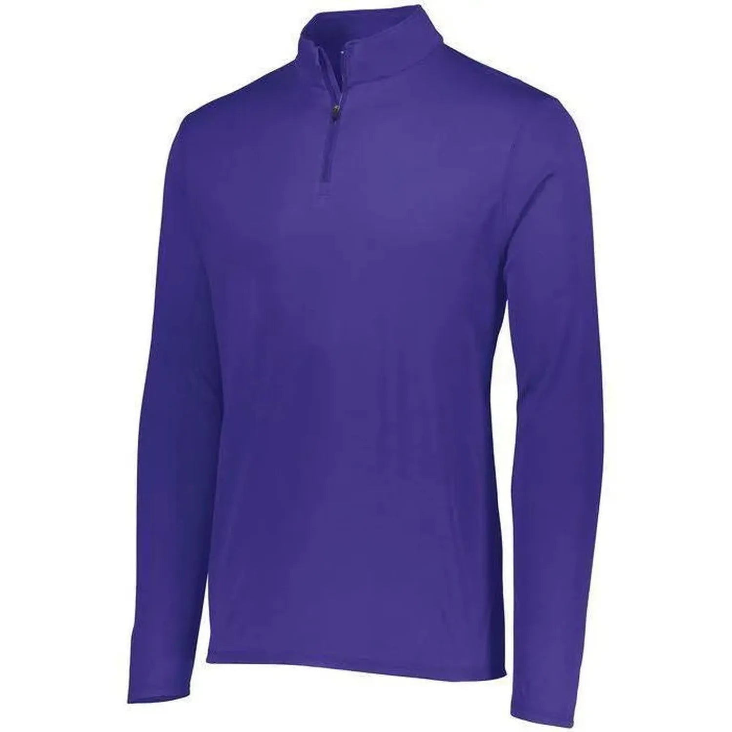 Youth Attain Wicking 1/4 Zip-Apparel-Augusta-92375-050_PURPLE-L-Tennis Express
