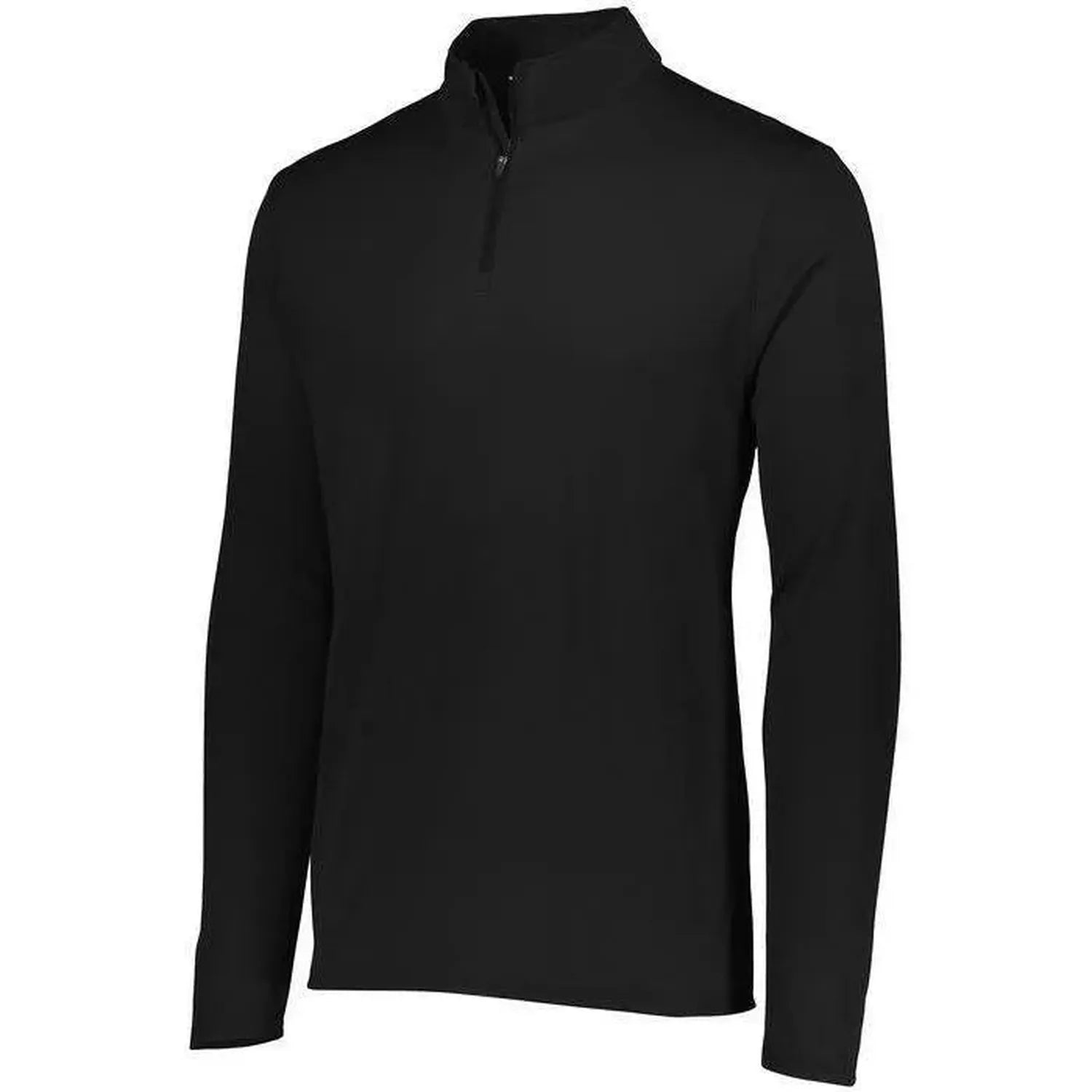 Youth Attain Wicking 1/4 Zip-Apparel-Augusta-92375-080_BLACK-L-Tennis Express