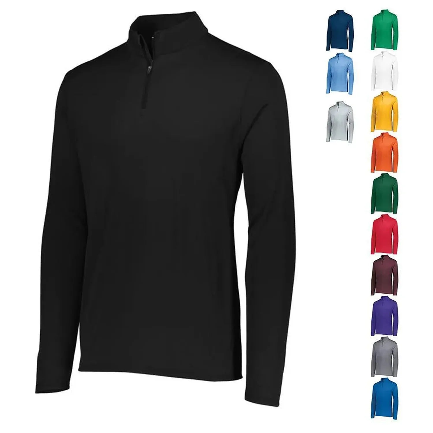Youth Attain Wicking 1/4 Zip-Apparel-Augusta-92375-DEFAULT-L-Tennis Express
