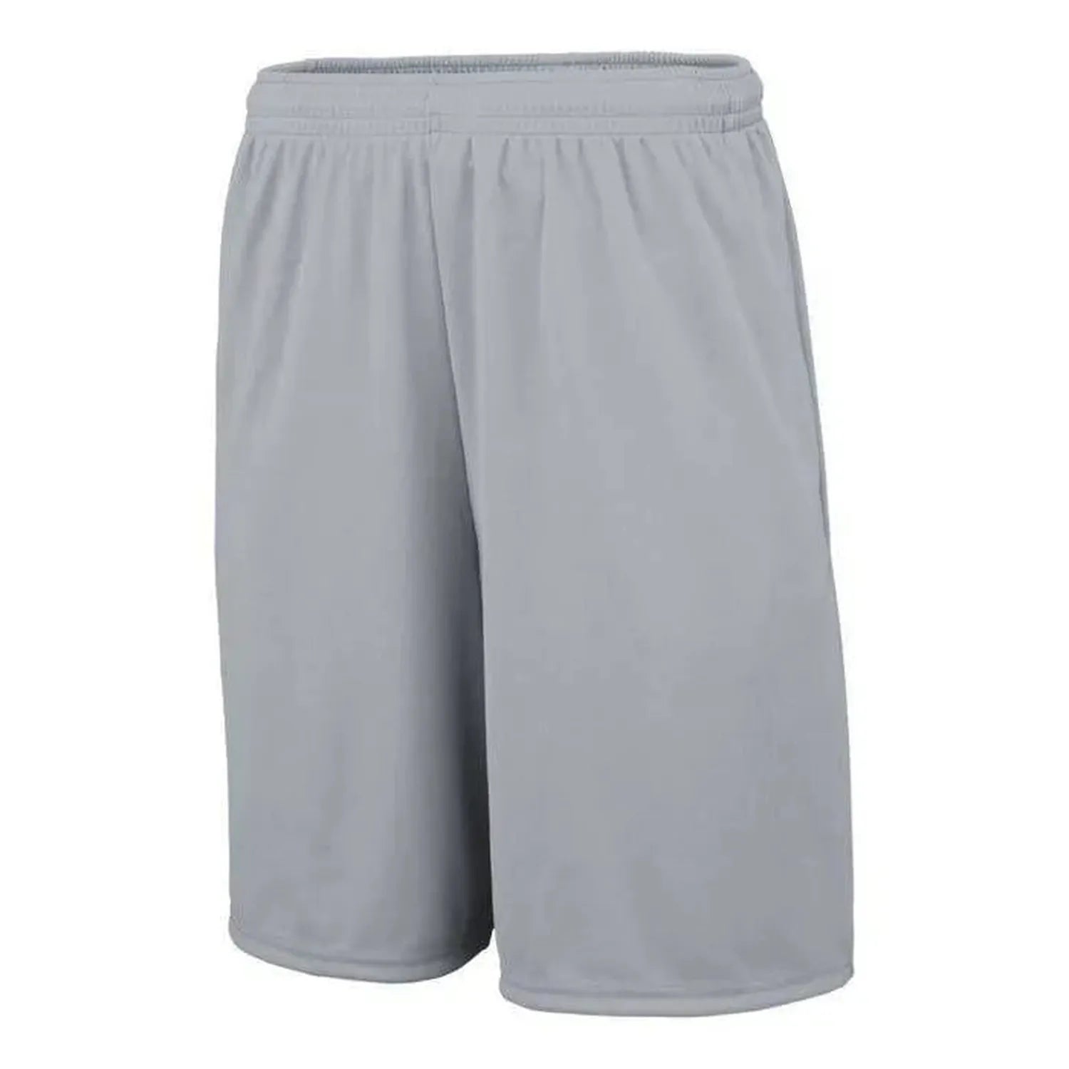Youth Training Shorts With Pockets-Apparel-Augusta-92377-016_SILVER-L-Tennis Express