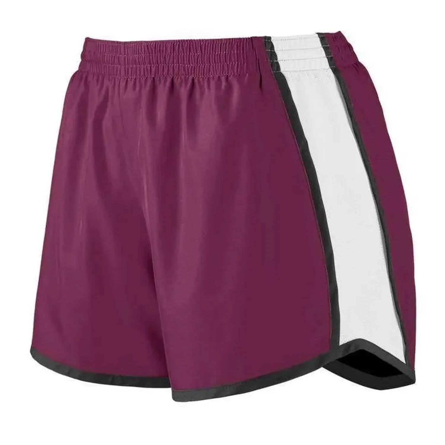 Girls' Pulse Team Shorts-Apparel-Augusta-92381-162_MAROON-L-Tennis Express