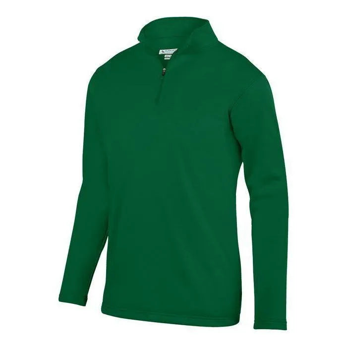 Youth Wicking Fleece Pullover-Apparel-Augusta-92384-035_DK_GREEN-L-Tennis Express