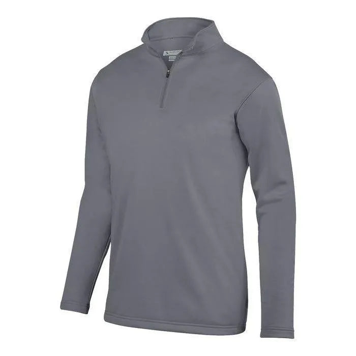 Youth Wicking Fleece Pullover-Apparel-Augusta-92384-059_GRAPHITE-L-Tennis Express