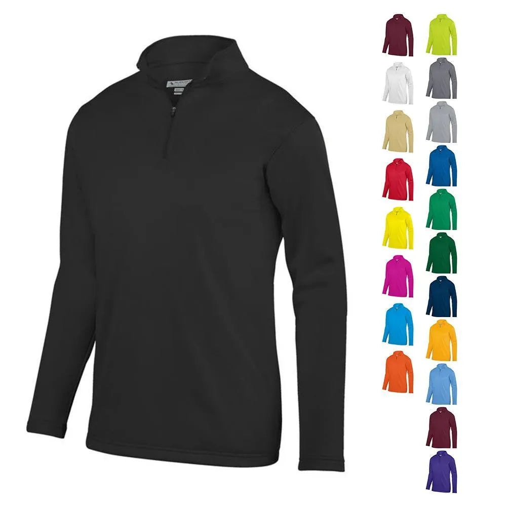 Youth Wicking Fleece Pullover-Apparel-Augusta-92384-DEFAULT-L-Tennis Express