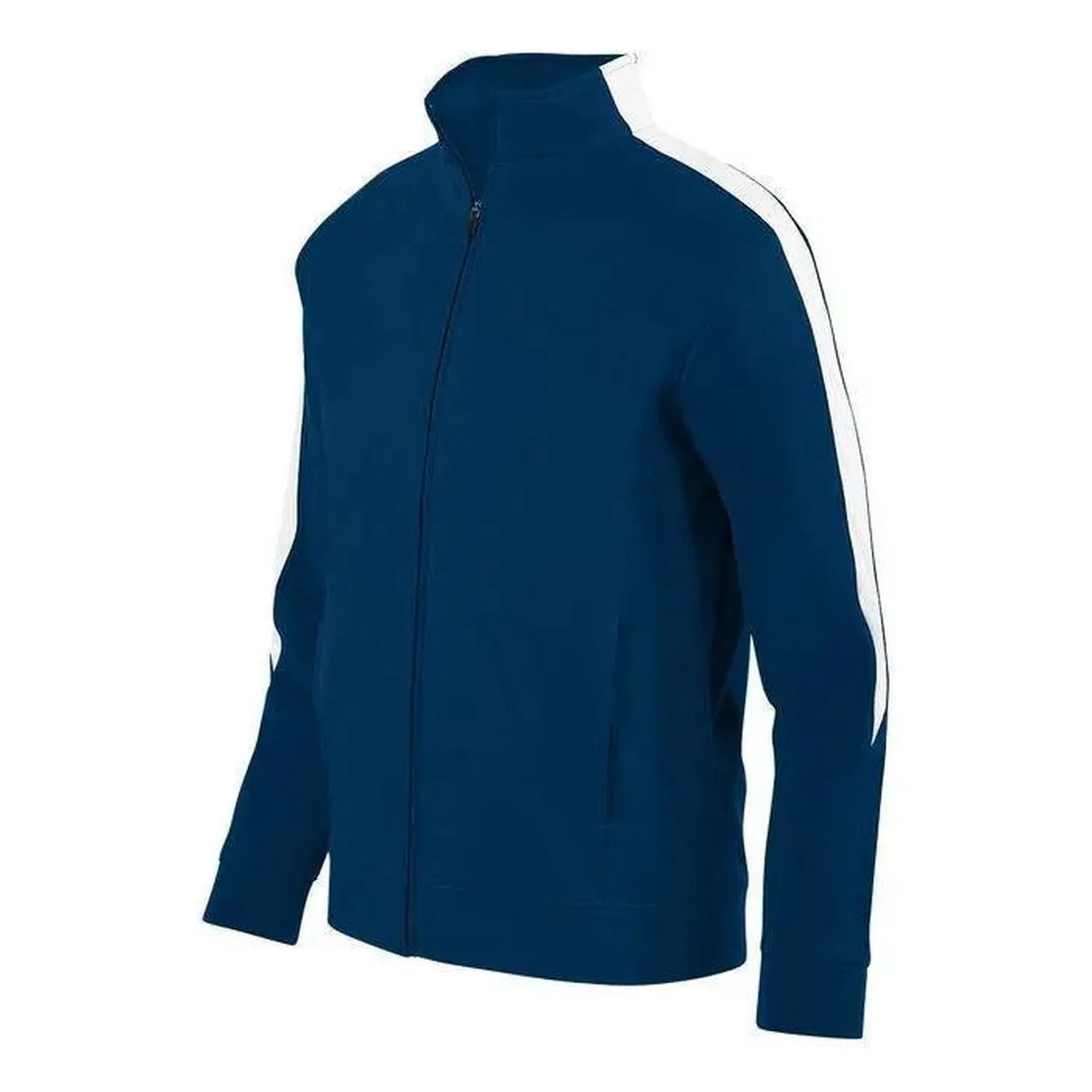 Men's Medalist Jacket 2.0-Apparel-Augusta-92412-301_NAVYWHITE-L-Tennis Express