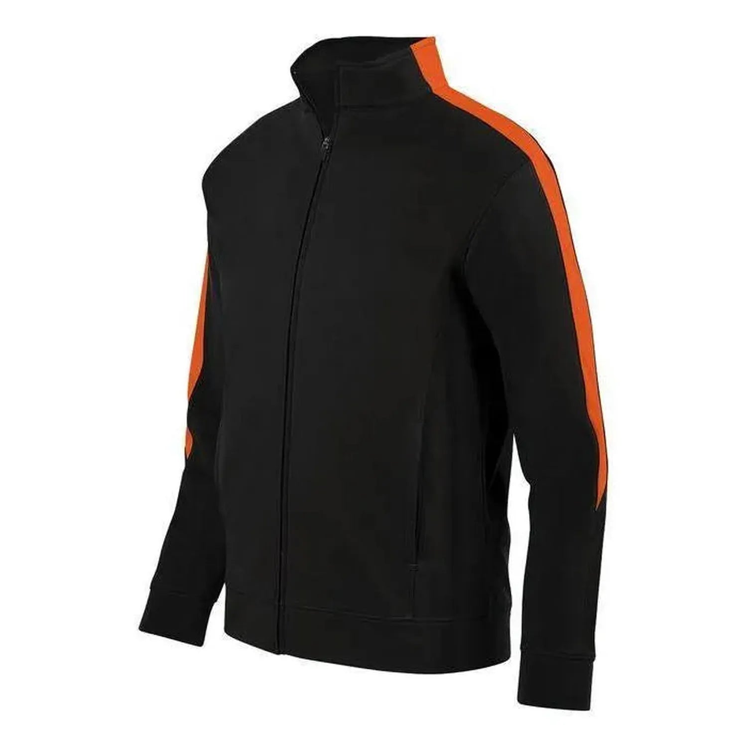 Men's Medalist Jacket 2.0-Apparel-Augusta-92412-423_BLACKORANGE-L-Tennis Express