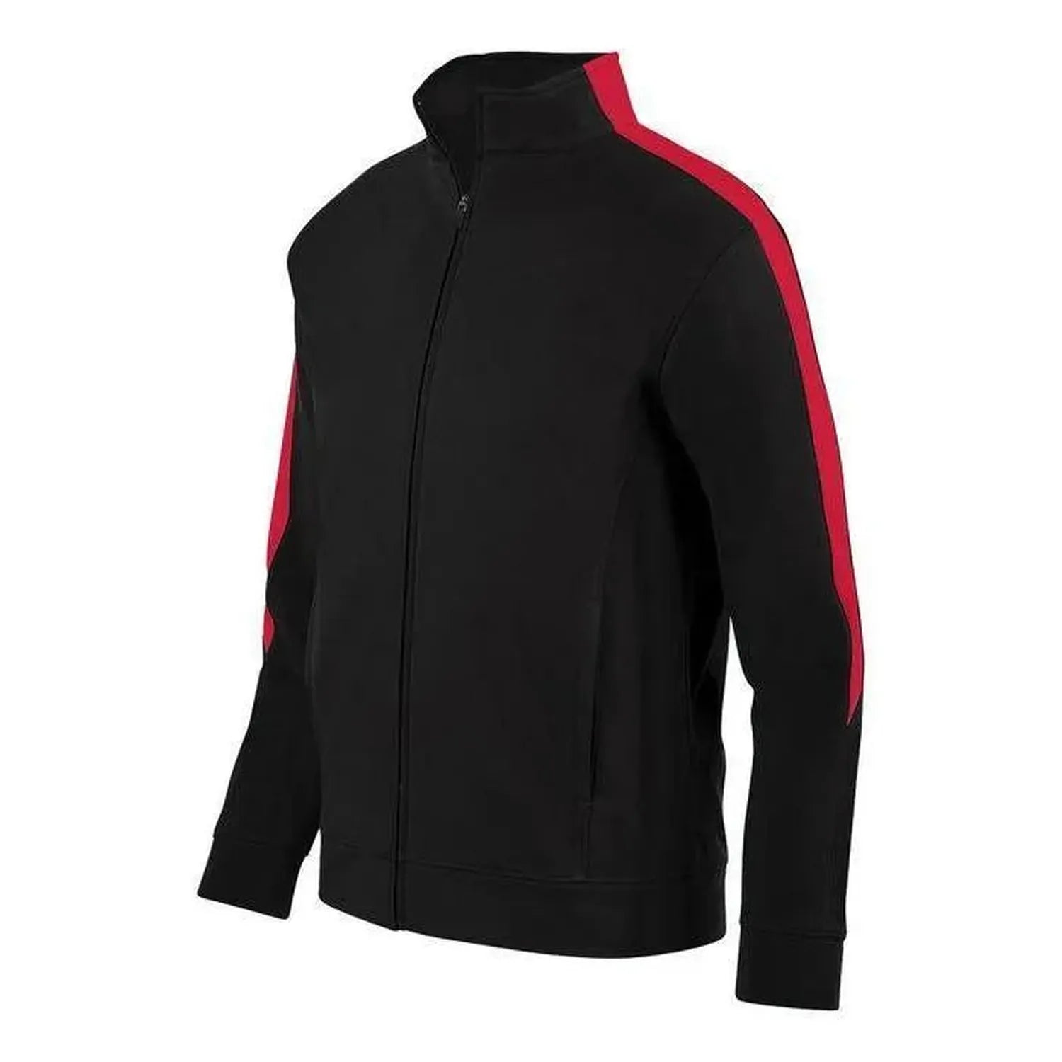 Men's Medalist Jacket 2.0-Apparel-Augusta-92412-424_BLACKRED-L-Tennis Express