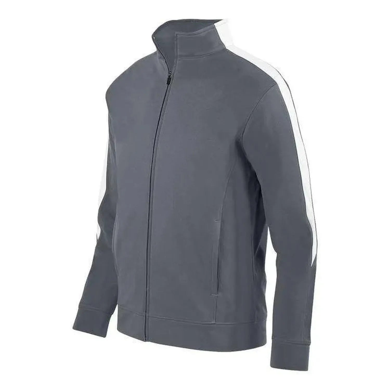 Men's Medalist Jacket 2.0-Apparel-Augusta-92412-R04_GRAPHITEWHITE-L-Tennis Express