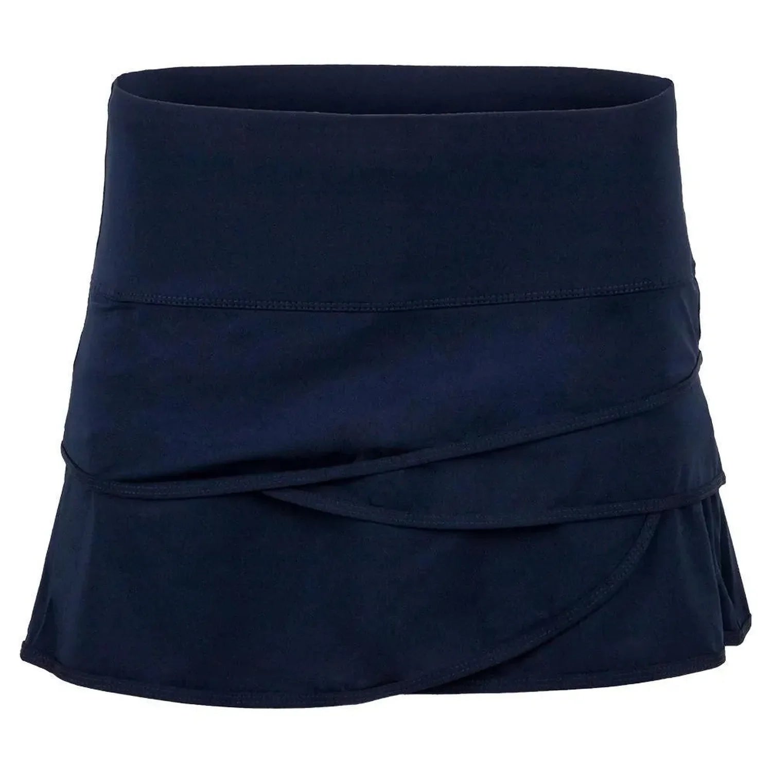 Women's Scallop Tennis Skort Midnight-Apparel-Lucky In Love-93191-DEFAULT-L-Tennis Express