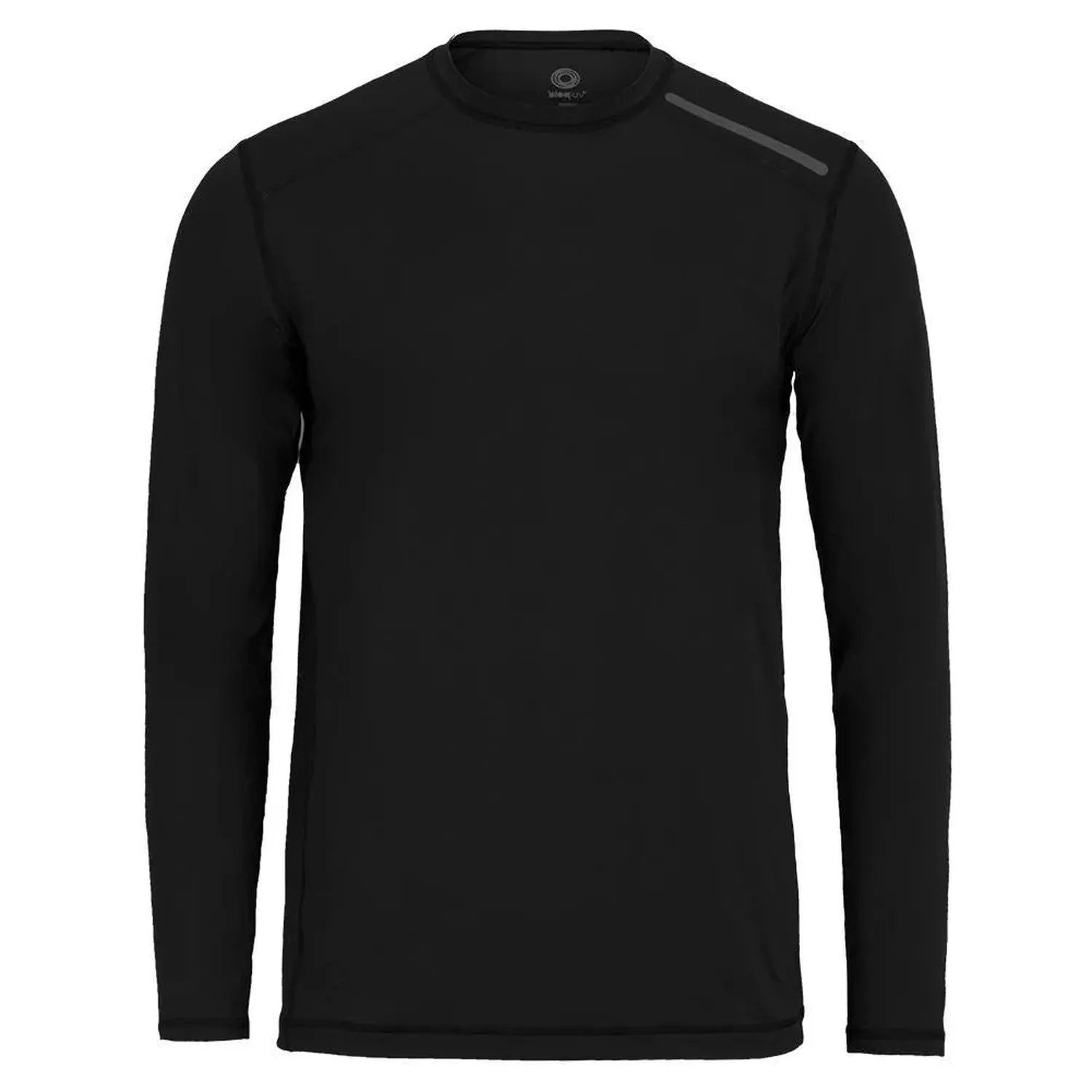 Men's Jet Tee Long Sleeve Tennis Top-Apparel-BloqUV-94322-BLACK-L-Tennis Express