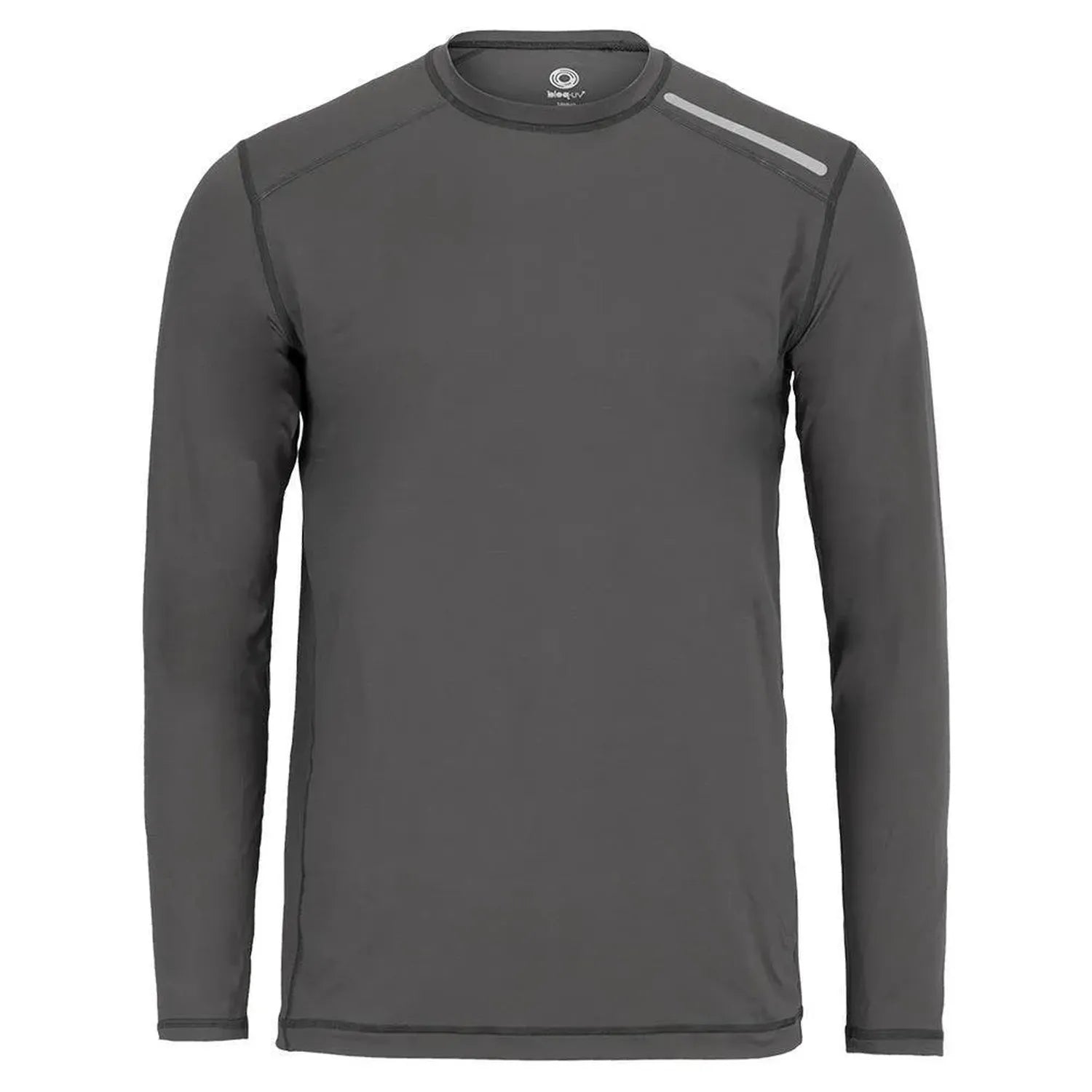 Men's Jet Tee Long Sleeve Tennis Top-Apparel-BloqUV-94322-SMOKE-L-Tennis Express
