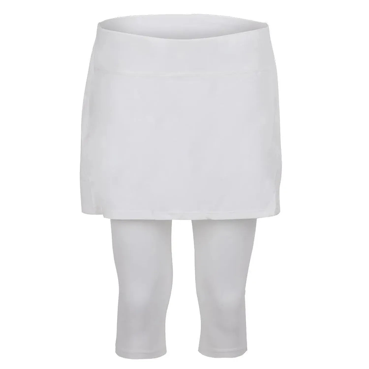Women's Tennis Capri Skort-Apparel-BloqUV-94403-WHITE-L_1485fcab-3d11-4de5-be7a-8dd59ad143da-Tennis Express