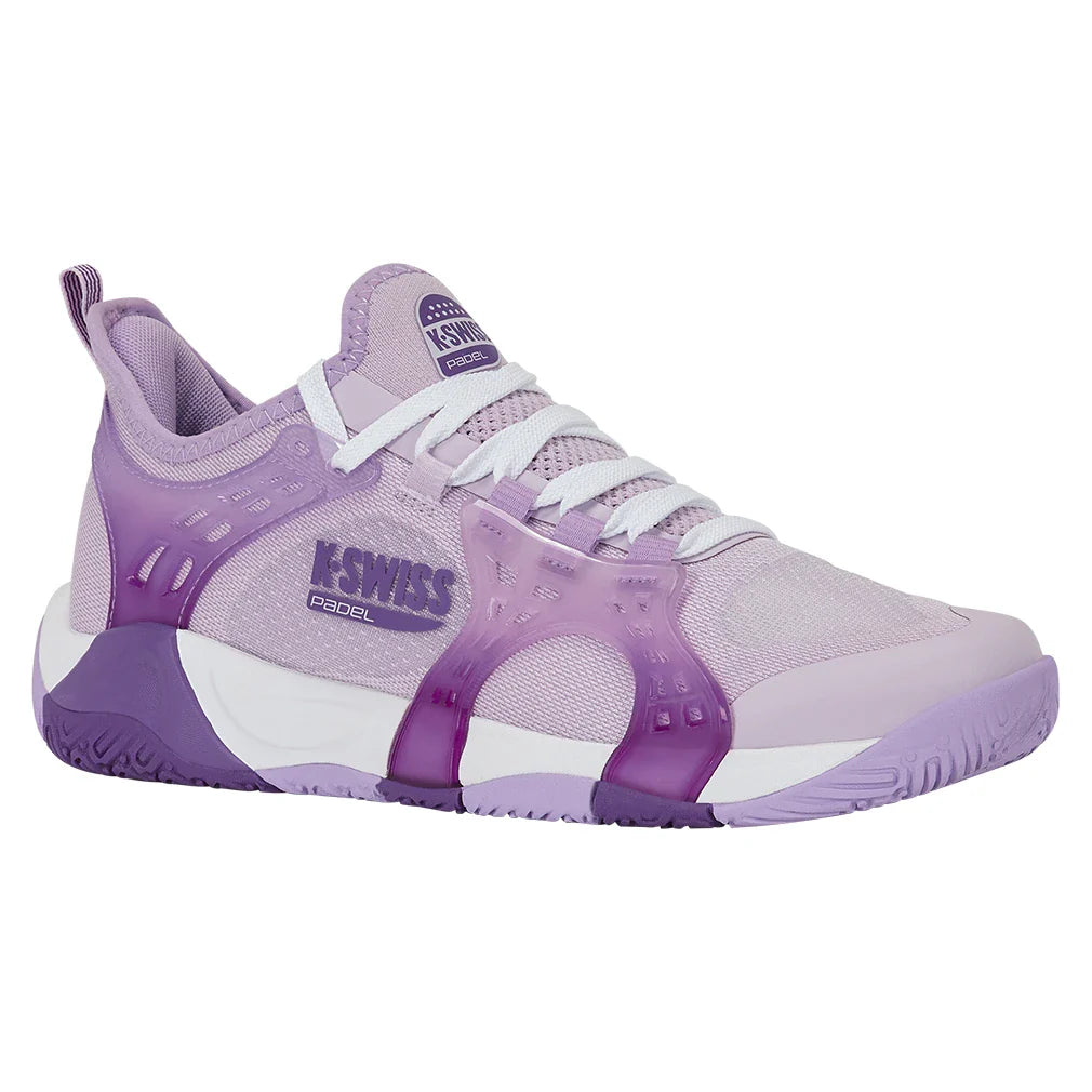 Women's K-Frame Padel Shoes Orchid Hush and White,Footwear,K-Swiss,Orchid Hush/White,5,Tennis Express,94597-503F26-1