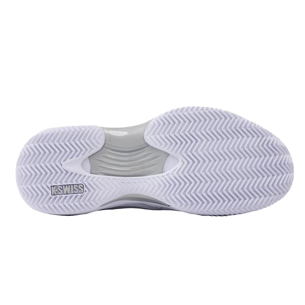 Women's Hypercourt Express 3 Clay Tennis Shoes White and Dawn Blue-Footwear-K-Swiss-94604-162S26-6webp-Tennis Express